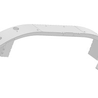 铝合金汽车零部件-前防撞梁总成