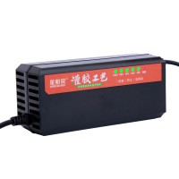星舶锐六灯灌胶智能快速摩托车电瓶充电器铅蓄电池充电器